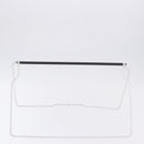 PRADA Garment Cover Nylon Black Silver Auth bs36359-12