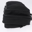 PRADA Garment Cover Nylon Black Silver Auth bs36359-4