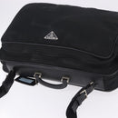 PRADA Garment Cover Nylon Black Silver Auth bs36359-7