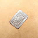 LOEWE Boston Bag Leather Beige Gold Auth bs36360-12