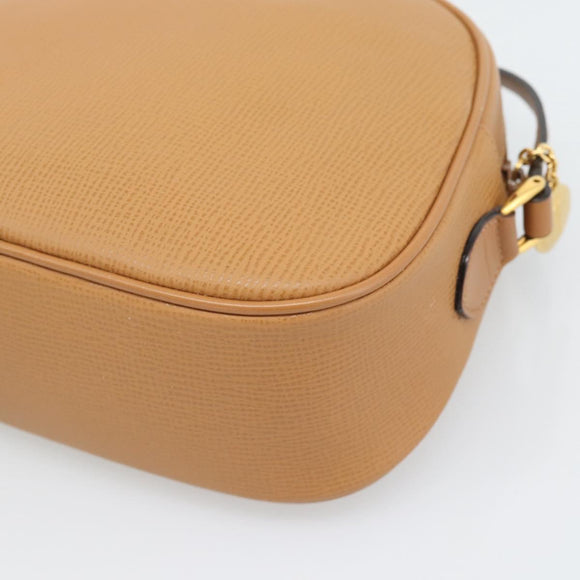 GUCCI Shoulder Bag Leather Brown Gold 007 115 0175 Auth bs36362