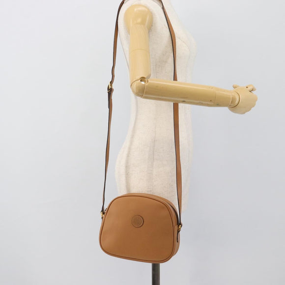 GUCCI Shoulder Bag Leather Brown Gold 007 115 0175 Auth bs36362