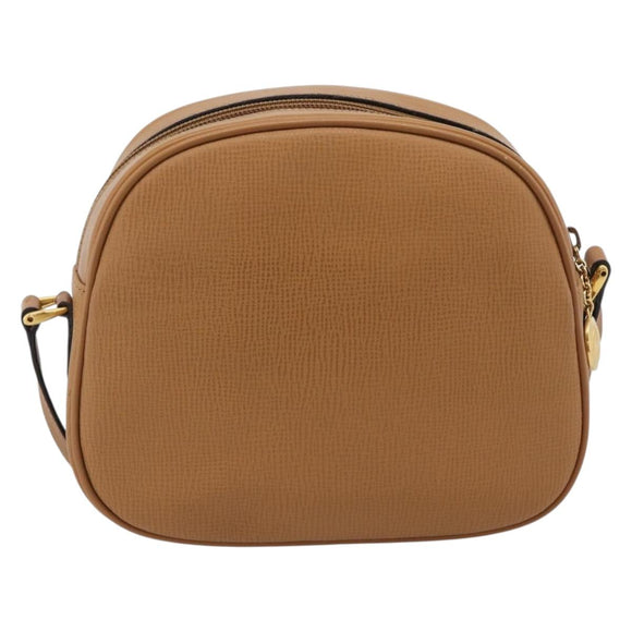 GUCCI Shoulder Bag Leather Brown Gold 007 115 0175 Auth bs36362