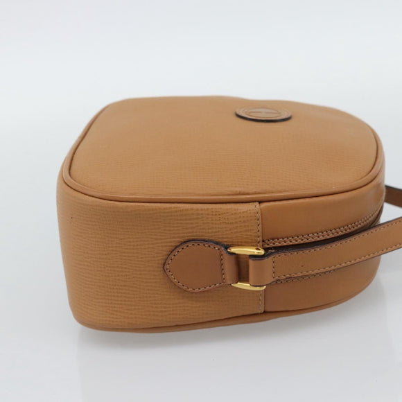GUCCI Shoulder Bag Leather Brown Gold 007 115 0175 Auth bs36362