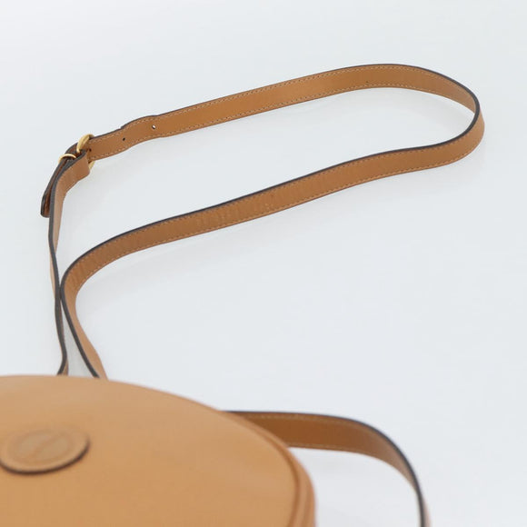 GUCCI Shoulder Bag Leather Brown Gold 007 115 0175 Auth bs36362