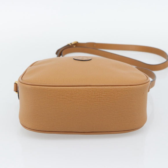 GUCCI Shoulder Bag Leather Brown Gold 007 115 0175 Auth bs36362