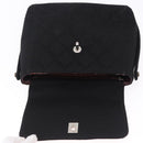 CHANEL Matelasse Hand Bag Cotton Black Silver CC Auth bs36363-19