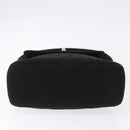 CHANEL Matelasse Hand Bag Cotton Black Silver CC Auth bs36363-5