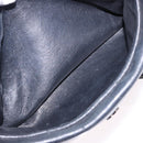 CHANEL Matelasse Clutch Bag Lamb Skin Black Silver CC Auth bs36365-20