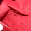 GUCCI Hand Bag Leather Red Silver 001 3750 Auth bs36388-20