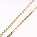 SAINT LAURENT Necklace Metal Gold Tone Auth bs36394-11