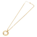 SAINT LAURENT Necklace Metal Gold Tone Auth bs36394-8