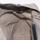 BOTTEGA VENETA INTRECCIATO Hand Bag Canvas Leather Black Beige Auth bs36395-17