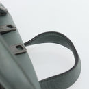FENDI Hand Bag Leather 2way Green Silver Auth bs36397-14