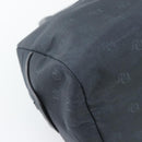 Christian Dior Hand Bag Canvas Navy Gold Auth bs36400-13