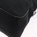 LOEWE Shoulder Bag Nylon Black Silver Auth bs36404-16