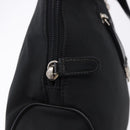 LOEWE Shoulder Bag Nylon Black Silver Auth bs36404-10