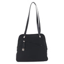 LOEWE Shoulder Bag Nylon Black Silver Auth bs36404-13