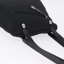 LOEWE Shoulder Bag Nylon Black Silver Auth bs36404-6