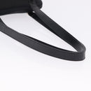 LOEWE Shoulder Bag Nylon Black Silver Auth bs36404-7