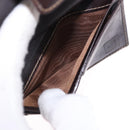 FENDI Zucca Canvas Bifold Wallet Black Brown Auth bs36409-17