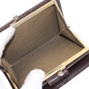 FENDI Zucca Canvas Bifold Wallet Black Brown Auth bs36409-19