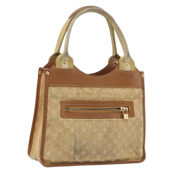 LOUIS VUITTON Monogram Mini Sac Catline Hand Bag Beige M92328 LV Auth bs36410