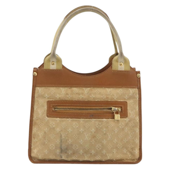 LOUIS VUITTON Monogram Mini Sac Catline Hand Bag Beige M92328 LV Auth bs36410