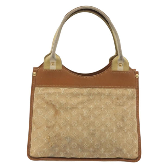 LOUIS VUITTON Monogram Mini Sac Catline Hand Bag Beige M92328 LV Auth bs36410