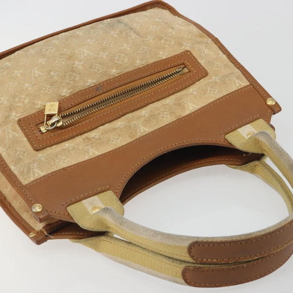 LOUIS VUITTON Monogram Mini Sac Catline Hand Bag Beige M92328 LV Auth bs36410