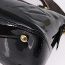 LOUIS VUITTON Tote Miroir Hand Bag Patent 2way Black M54626 LV Auth bs36411-13