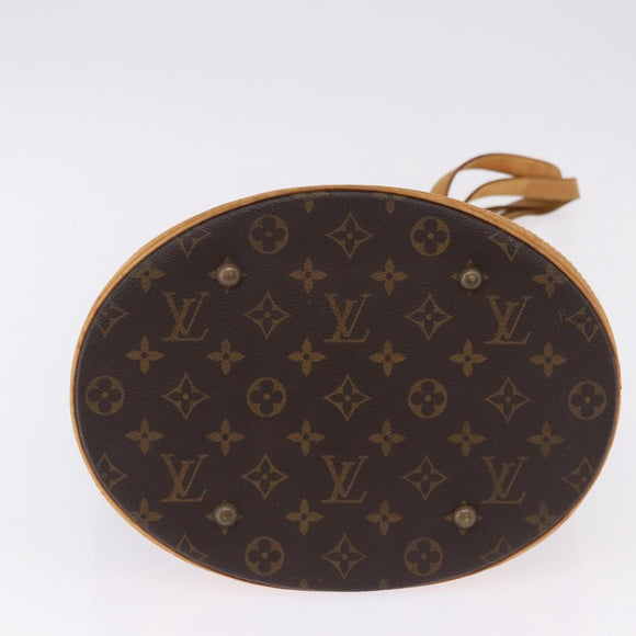 LOUIS VUITTON Monogram Bucket GM Shoulder Bag M42236 LV Auth bs36413