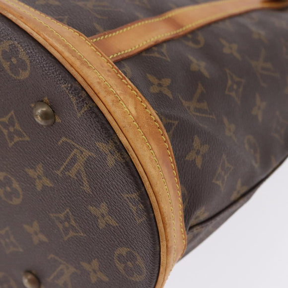 LOUIS VUITTON Monogram Bucket GM Shoulder Bag M42236 LV Auth bs36413