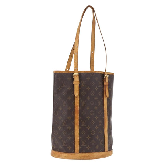 LOUIS VUITTON Monogram Bucket GM Shoulder Bag M42236 LV Auth bs36413
