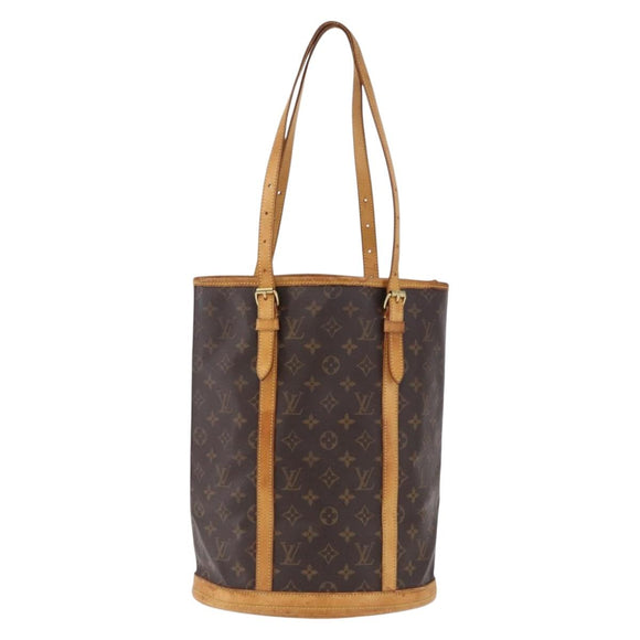 LOUIS VUITTON Monogram Bucket GM Shoulder Bag M42236 LV Auth bs36413