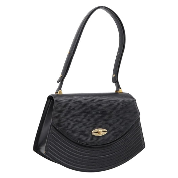 LOUIS VUITTON Epi Tilsitt Hand Bag Black M52482 LV Auth bs36416