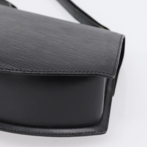LOUIS VUITTON Epi Tilsitt Hand Bag Black M52482 LV Auth bs36416
