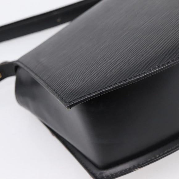 LOUIS VUITTON Epi Tilsitt Hand Bag Black M52482 LV Auth bs36416