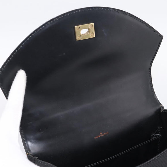 LOUIS VUITTON Epi Tilsitt Hand Bag Black M52482 LV Auth bs36416