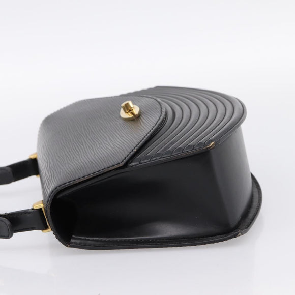 LOUIS VUITTON Epi Tilsitt Hand Bag Black M52482 LV Auth bs36416