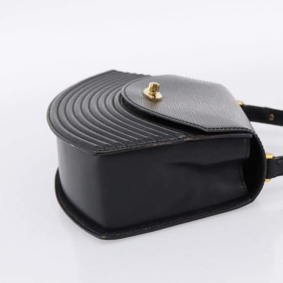 LOUIS VUITTON Epi Tilsitt Hand Bag Black M52482 LV Auth bs36416