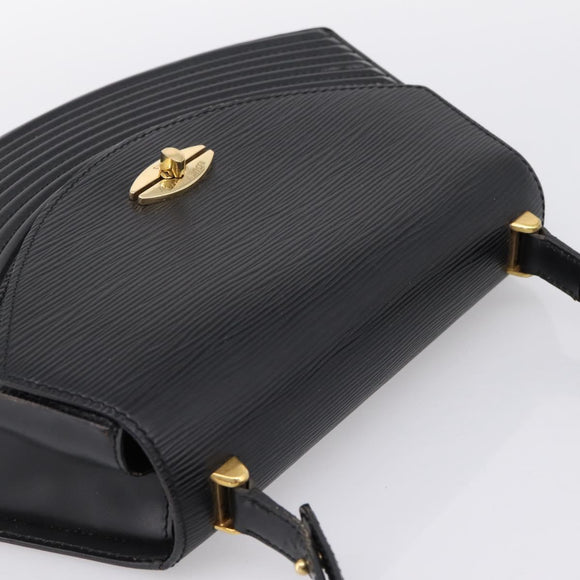 LOUIS VUITTON Epi Tilsitt Hand Bag Black M52482 LV Auth bs36416