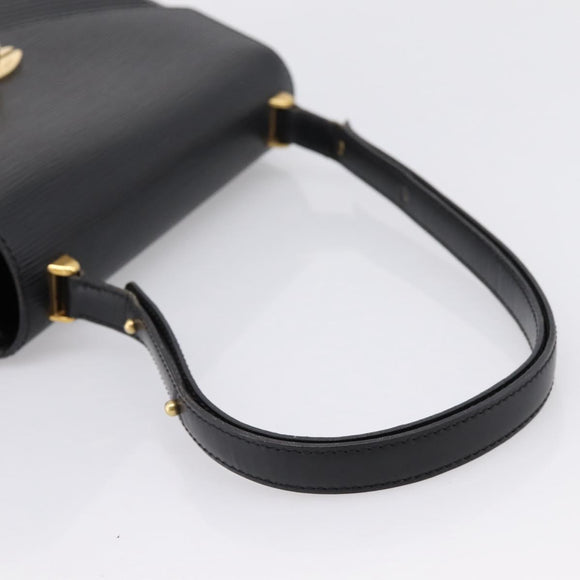 LOUIS VUITTON Epi Tilsitt Hand Bag Black M52482 LV Auth bs36416