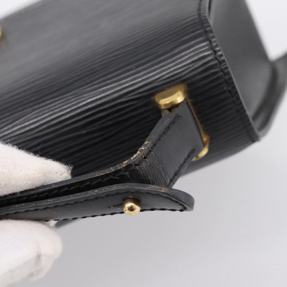 LOUIS VUITTON Epi Tilsitt Hand Bag Black M52482 LV Auth bs36416