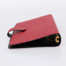 LOUIS VUITTON Epi Agenda MM Day Planner Cover Red R20047 LV Auth bs36417-5