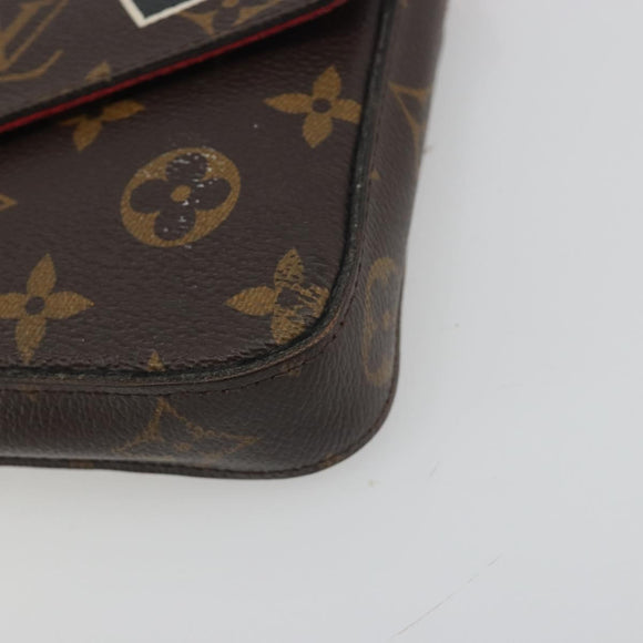 LOUIS VUITTON Nicolas Ghesquière Monogram Pochette Felice M62145 LV Auth bs36418