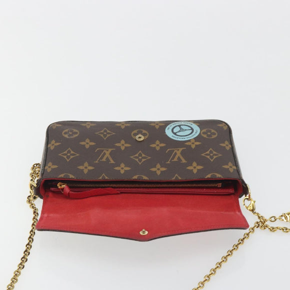 LOUIS VUITTON Nicolas Ghesquière Monogram Pochette Felice M62145 LV Auth bs36418