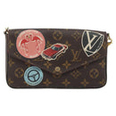 LOUIS VUITTON Nicolas Ghesquière Monogram Pochette Felice M62145 LV Auth bs36418-13