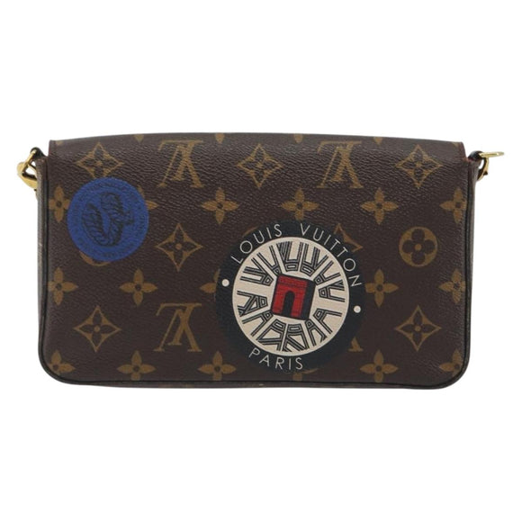 LOUIS VUITTON Nicolas Ghesquière Monogram Pochette Felice M62145 LV Auth bs36418