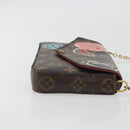 LOUIS VUITTON Nicolas Ghesquière Monogram Pochette Felice M62145 LV Auth bs36418-3